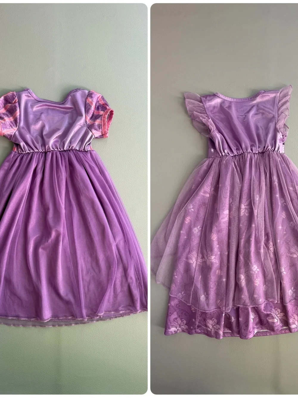 Disney Princess Rapunzel Tangled Dress Up Nightgown Set of 2 - Size 3T & 5T - Picture 4 of 16